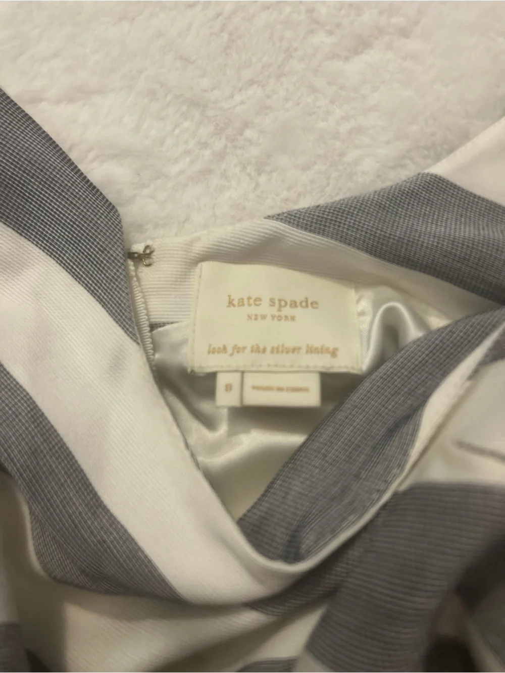 kate spade striped sleeveless
